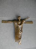 Crucifix brons - Sculptuur van Raf Verjans, Antiek en Kunst, Ophalen