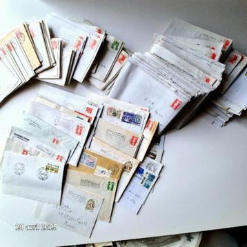 Set enveloppen, vlammen, verzendannuleringen en beschikbaar voor biedingen