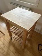 Houten roltafel, Ophalen, Gebruikt, 55 tot 75 cm, 60 cm of meer