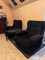 2 mooie ribfluweel clubzeteltjes. Retro, jaren 60, Huis en Inrichting, Fauteuils, Ophalen, Gebruikt