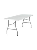 Table pliante rectangulaire en polyéthylène haute densité, Enlèvement, Utilisé, Rectangulaire