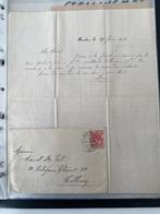 Franstalige brief van 27-2-1918, Postzegels en Munten, Brieven en Enveloppen | Nederland, Ophalen of Verzenden, Brief