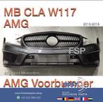 W117 CLA AMG Voorbumper Mercedes 2013-2018 787 berg grijs 45, Pare-chocs, Avant, Utilisé, Enlèvement ou Envoi
