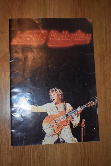 Johny Hallyday programme dédicacé (par ?)1979 beschikbaar voor biedingen