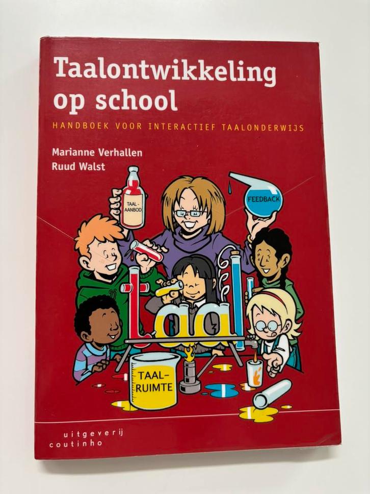 Marianne Verhallen - Taalontwikkeling op school, Boeken, Wetenschap, Zo goed als nieuw, Overige wetenschappen, Ophalen of Verzenden