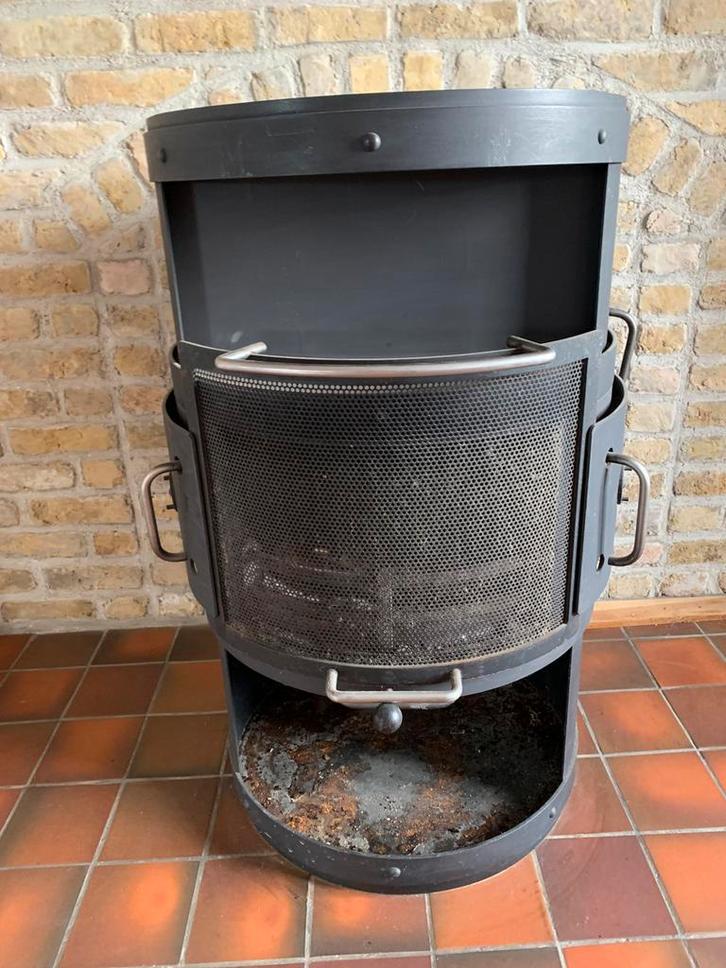 Industriële houtkachel, Huis en Inrichting, Kachels, Gebruikt, Houtkachel, Hout, Ophalen