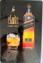Reclamebord vintage Johnnie Walker Black (5) - mancave new, Ophalen of Verzenden, Nieuw, Reclamebord