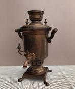 Russische koperen houtskool samovar, Antiquités & Art, Antiquités | Bronze & Cuivre, Enlèvement ou Envoi, Cuivre