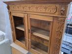 Prachtige antieke vitrinekast, Huis en Inrichting, Kasten | Vitrinekasten, 100 tot 150 cm, 100 tot 150 cm, Eikenhout, 25 tot 50 cm