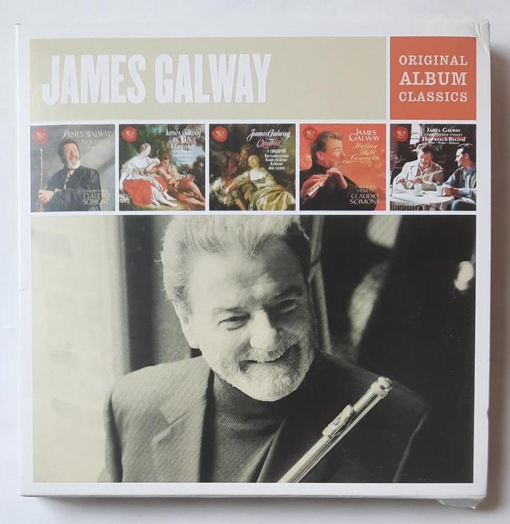 James Galway (Coffret 5 CD) comme neuf, Cd's en Dvd's, Cd's | Klassiek, Zo goed als nieuw, Met libretto, Boxset, Ophalen of Verzenden