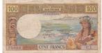 Polynésie française, 100 Francs, Timbres & Monnaies, Billets de banque | Océanie, Envoi, Billets en vrac