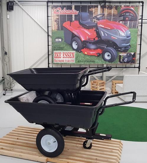 Aanhangwagens/Kruiwagen, kantelbare bak, voor zitmaaier/quad, Tuin en Terras, Zitmaaiers, Nieuw, Ophalen of Verzenden