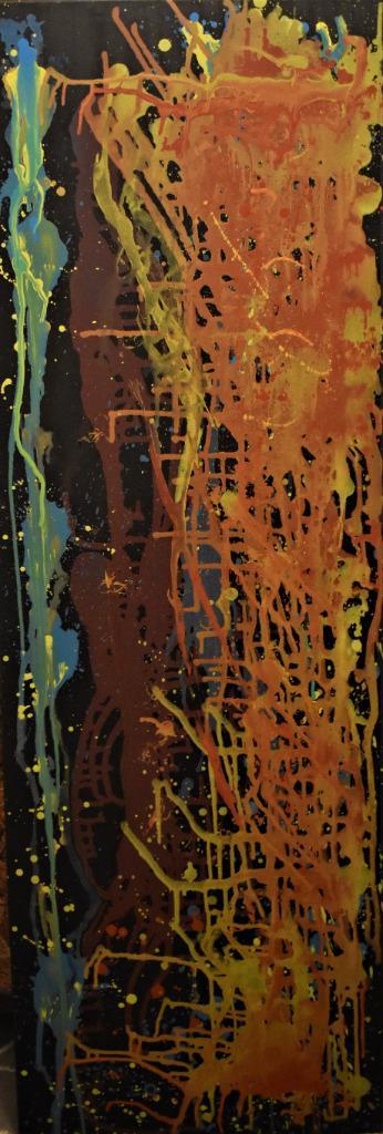 Vul en kleur abstract schilderij, door joky kamo 2021