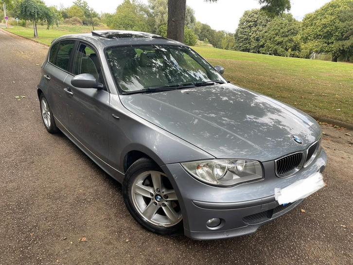 BMW 118D 5P 122ch M47 mod 2007 lederen clima ja ctok, Auto's, BMW, Bedrijf, 1 Reeks, ABS, Airbags, Airconditioning, Alarm, Bluetooth