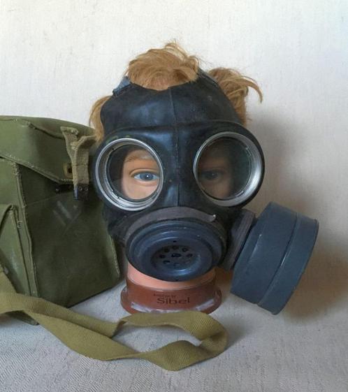 wo2 - Britse Para gasmasker 1943 - 1944 compleet !!, Collections, Objets militaires | Seconde Guerre mondiale, Armée de terre