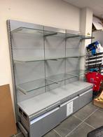 Winkelrek + schuiven en extra glasplaten, Ophalen, Gebruikt, 200 cm of meer, 200 cm of meer