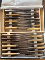 messen met hoorngrepen, Ophalen