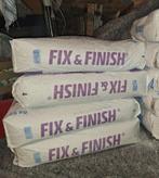 4 sacs de plâtre 25 kg Fix&Finish, Bricolage & Construction, Enlèvement, Neuf, Autres matériaux