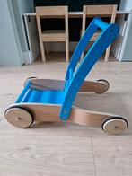 Loopwagen, Kinderen en Baby's, Speelgoed | Houten speelgoed, Ophalen, Gebruikt, Duw- of Trekspeelgoed