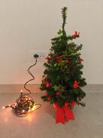 Kunstkerstboompje met gekleurde lampjes, hoogte 50 cm, Diversen, Kerst, Ophalen