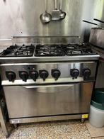 6-pits gasfornuis voor restaurant met ingebouwde oven, Ophalen, Zo goed als nieuw, Hete lucht, Gas