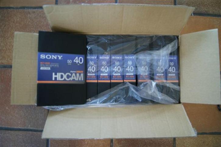 Cassettes Sony HDCAM BCT-40HD/2 (8 pièces), TV, Hi-fi & Vidéo, Bobines de film, Accessoire