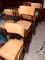 Vintage houten schoolstoelen in perfecte staat, Enlèvement ou Envoi