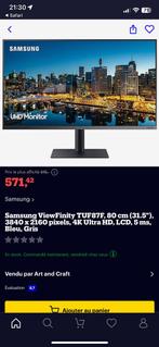 Moniteur Samsung 4k 32 pouces parfait état, Informatique & Logiciels, Moniteurs, Comme neuf