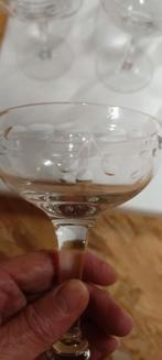 Verre coupe décor cerise 10 pièces, Enlèvement ou Envoi, Comme neuf