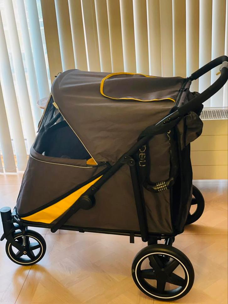 PawHut Opvouwbaar Hondenvervoer met Universele Wielen -, Dieren en Toebehoren, Honden-accessoires, Zo goed als nieuw, Ophalen