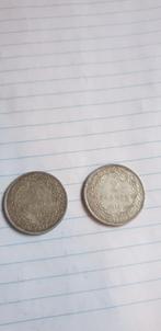 Zilveren 2 frank x2, Ophalen of Verzenden