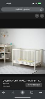 Lit bébé Gulliver ikea blanc, Enlèvement, Comme neuf