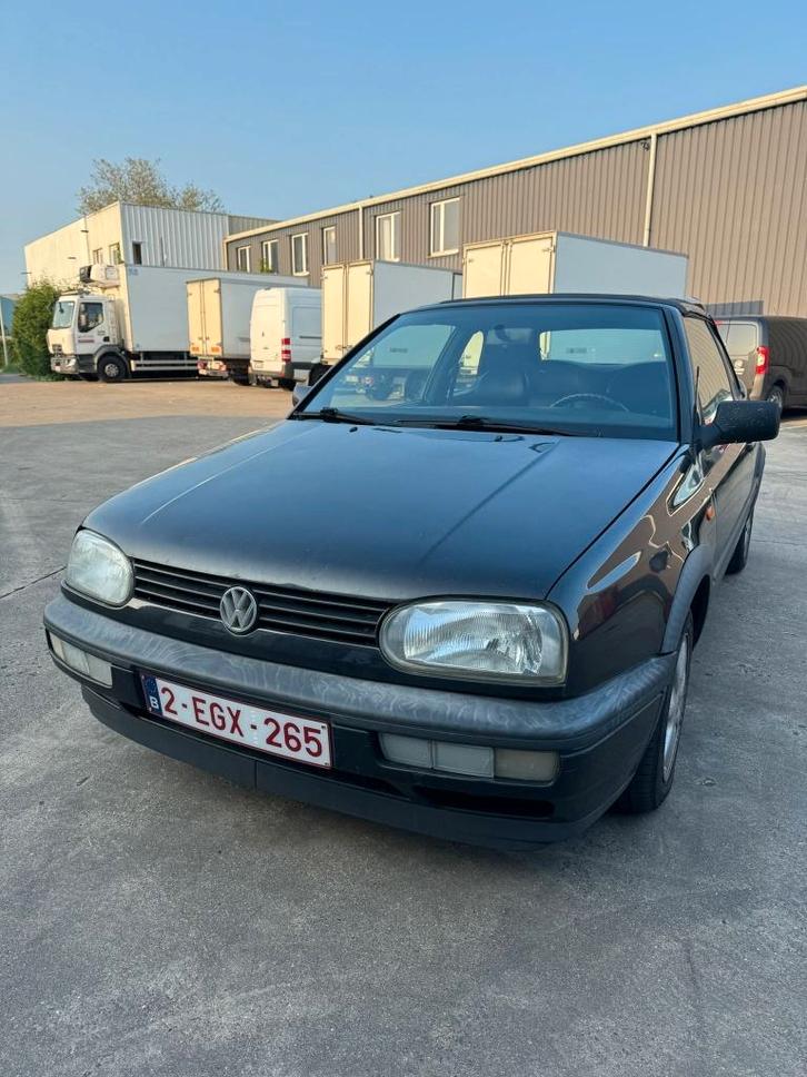 VW Cabrio Golf 3 1.9 TDi 110pk (rode i) karmann uitvoering, Autos, Volkswagen, Particulier, Golf, ABS, Airbags, Air conditionné