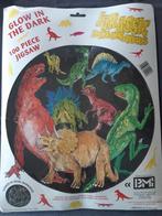 Puzzel 100 stukken. Glow in the dark. Jurassic dinosaurs., Ophalen of Verzenden, Nieuw