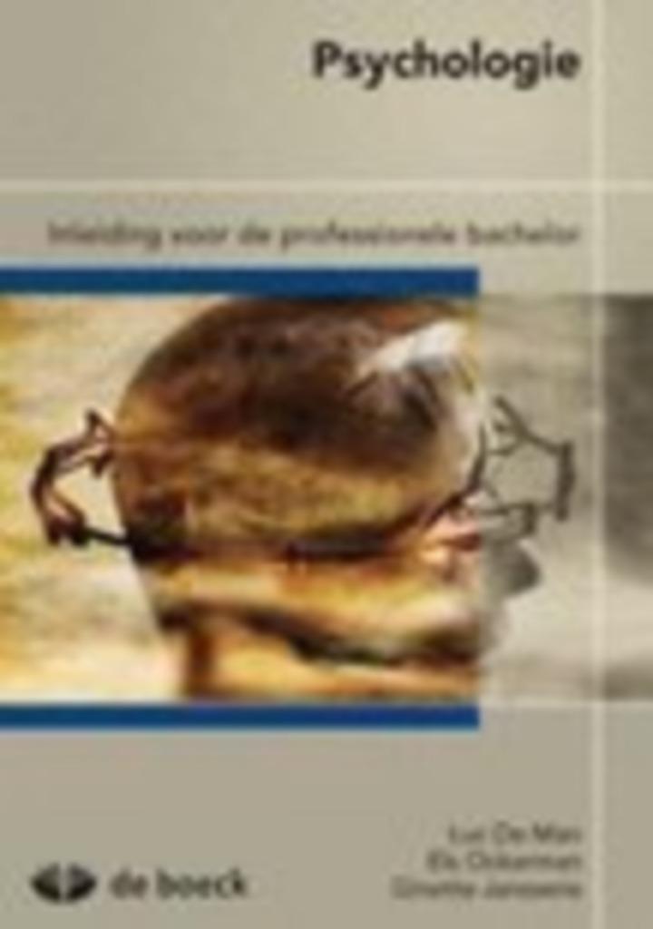 psychologie inleiding voor de professionele bachelor, Boeken, Psychologie, Zo goed als nieuw, Ophalen of Verzenden
