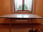 Vintage keukentafel met formica blad en chromé poten, Huis en Inrichting, Ophalen, Gebruikt