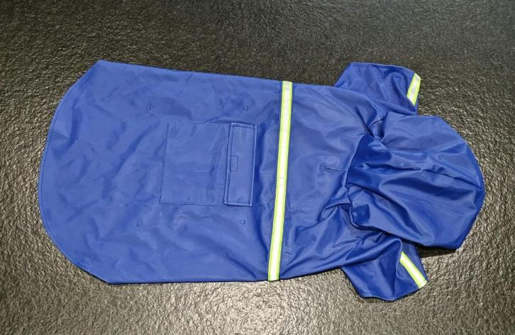 Blauwe regenjas voor hond, Dieren en Toebehoren, Hondenkleding, Nieuw, Hondenregenjas, Ophalen of Verzenden