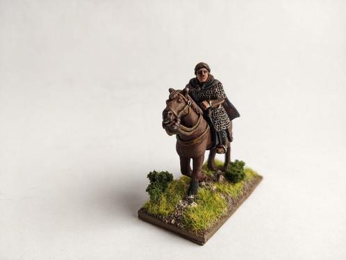 Crusader DAN110 Duke Willem te paard 28mm geschilderd, Hobby en Vrije tijd, Wargaming, Gebruikt, Historisch, Figuurtje(s), Geverfd