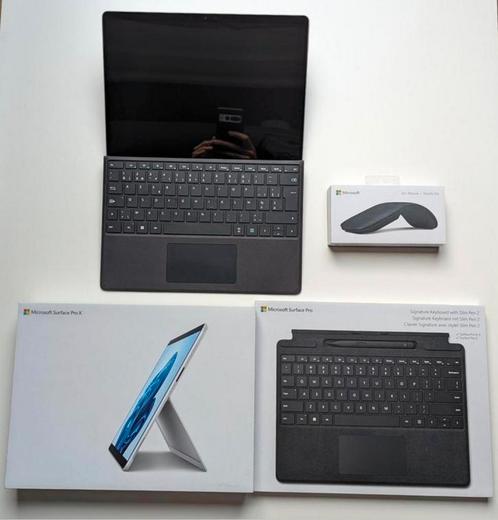 Microsoft Surface Pro X SQ2 LTE 4G 16GB RAM 256GB + keyboard, Computers en Software, Windows Laptops, Zo goed als nieuw, Ophalen of Verzenden
