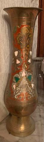 Vintage koperen vaas, Antiek en Kunst, Ophalen of Verzenden