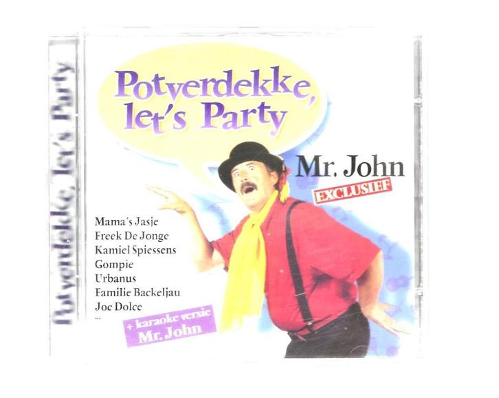 Cd Potverdekke, let’s party, Cd's en Dvd's, Cd's | Verzamelalbums, Zo goed als nieuw, Pop, Ophalen of Verzenden