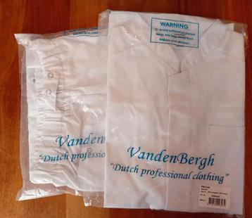 medisch uniform witte broek en bovenstuk NIEUW beschikbaar voor biedingen