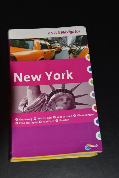 Reisgidsen New York ANWB-Navigator en ANWB extra, Livres, Guides touristiques, Comme neuf, Guide ou Livre de voyage, Amérique centrale