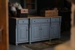 Dressoir *waddenzee* vintage grey, Huis en Inrichting, Kasten | Ladekasten, Ophalen, 150 tot 200 cm, Zo goed als nieuw, Minder dan 100 cm