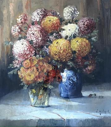 Schilderij gesigneerd door kunstenaar Gustave HELINCK beschikbaar voor biedingen