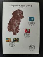 Allemagne - Jugend-Ausgabe 1972 - chien - oiseaux, Timbres & Monnaies, Enlèvement ou Envoi, RFA, Affranchi