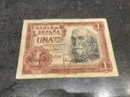 Spanje 1 peseta 1953, Postzegels en Munten, Bankbiljetten | Europa | Niet-Eurobiljetten, Ophalen of Verzenden
