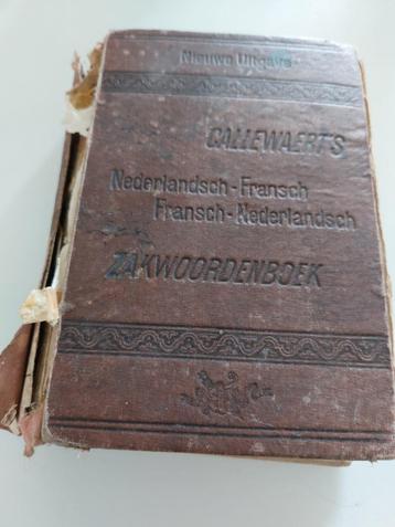 Oud zakwoordenboek Callewaerts beschikbaar voor biedingen