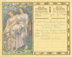 Constant Montald litho "Zonder Titel",1927, telegram ontwerp, Antiquités & Art, Art | Lithographies & Sérigraphies, Enlèvement