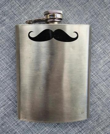 bouteille d'eau thermos moustache, Enlèvement ou Envoi, Utilisé